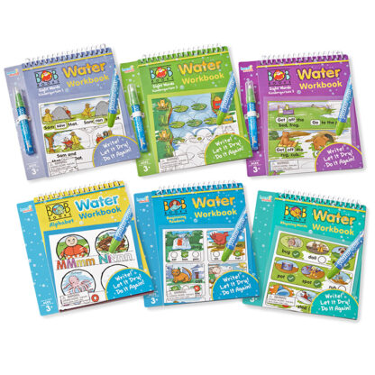 Reading Readiness Water Workbook Set of 6